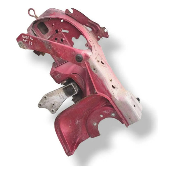 Ponta De Longarina Dianteira Direita Peugeot 206 2001 A 2004 Vermelho