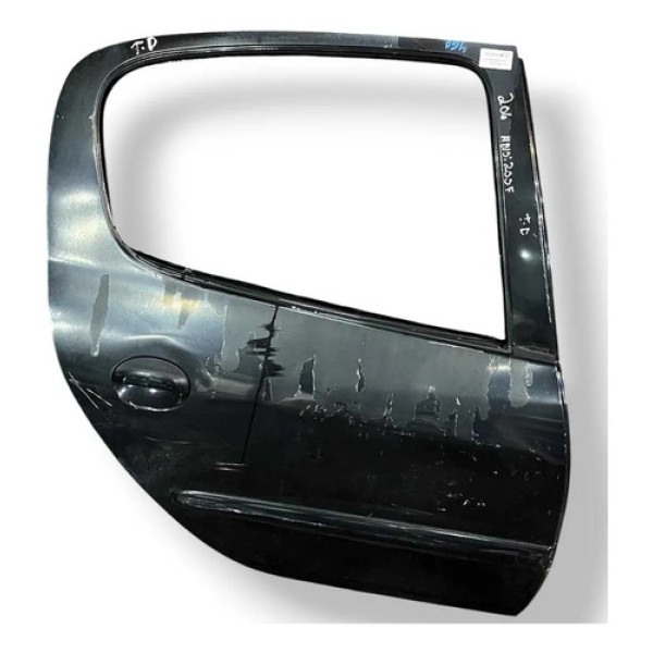 Porta Traseira Direita Peugeot 206 2004 2005 2006 2007 2008 Traseira Direito Preto