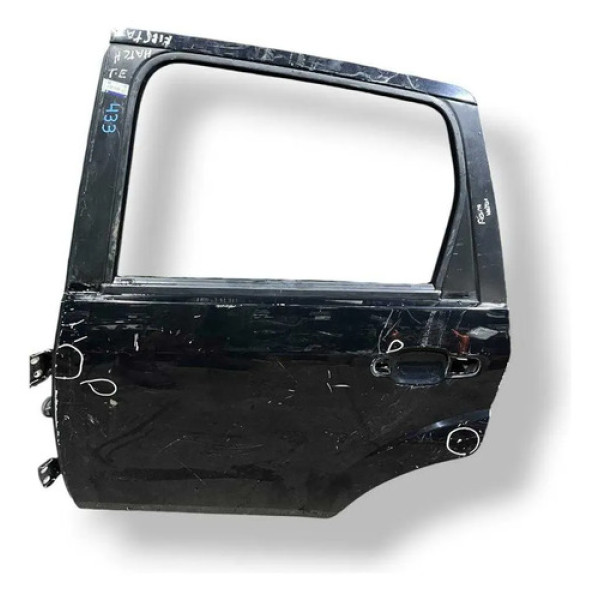 Porta Traseira Esquerda Ford Fiesta Hatch 2006/2010 Detalhe Traseira Esquerdo Preto