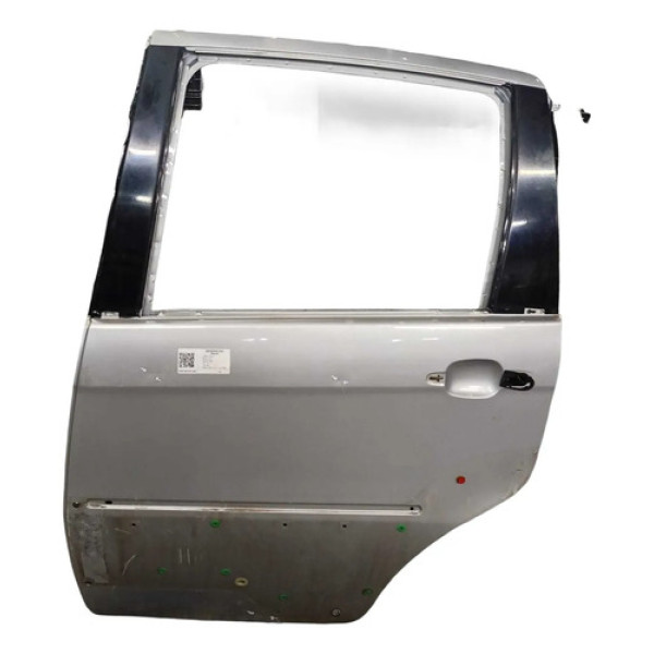 Porta Traseira Esquerda Fiat Idea 2012 2013 2014 Detalhe Traseira Esquerda Prateado