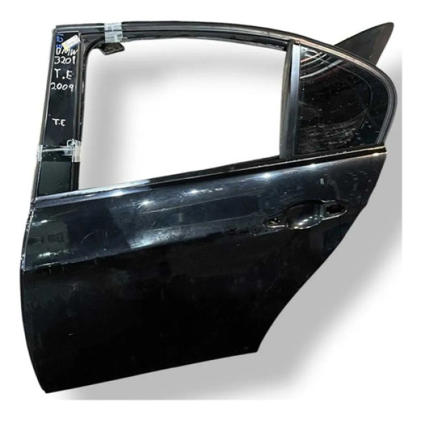 Porta Traseira Esquerda Bmw 320i 2005 2006 2007 2008 A 2011 Traseira Esquerdo Preto
