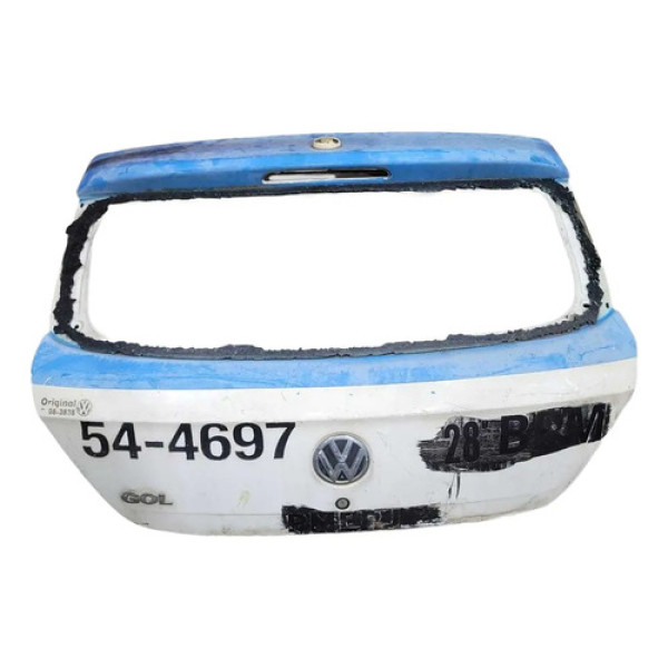 Tampa Traseira Porta Malas Vw Gol G5 2009/2012 Com Detalhe Branco