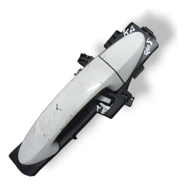 Maçaneta Exterior Traseira Esquerda Ford Ka 2015 Dn15a224a37 Branco Traseira