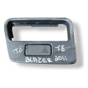 Acabamento Maçaneta Porta Tras Esquerda Blazer 2010 93397725 Branco Traseira