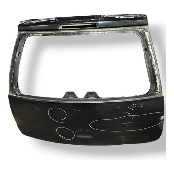 Tampa Traseira Porta Malas Chevrolet Gm Meriva 2008 Detalhe Preto