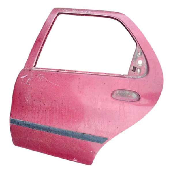 Porta Traseira Esquerda Fiat Palio 1996 1997 1998 1999 2000 Traseira Esquerda Vermelho
