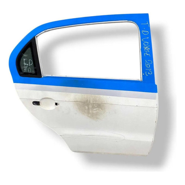 Porta Traseira Direita Volkswagen Voyage G7 G8 2014 Detalhe Traseira Direita Branco