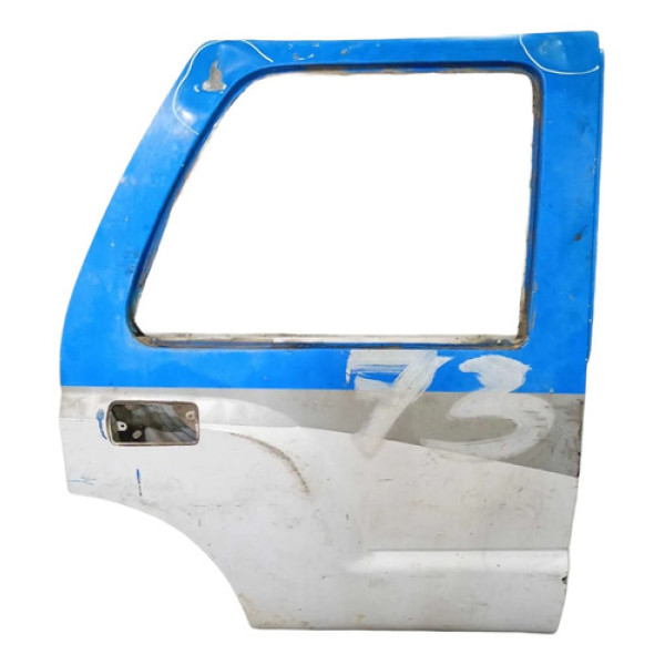 Porta Traseira Direita Chevrolet Blazer 2010 2011 Detalhe Traseira Direita Azul