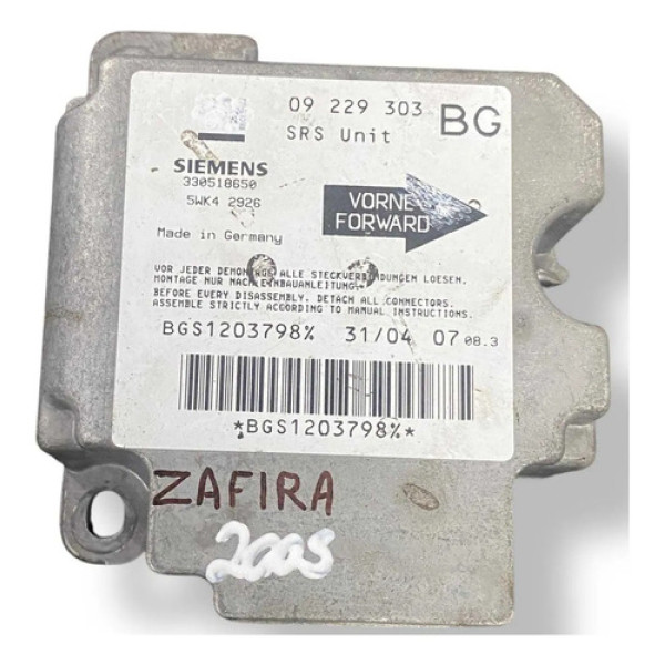 Modulo Conforto Central Chevrolet Zafira 2.0 2005 09229303