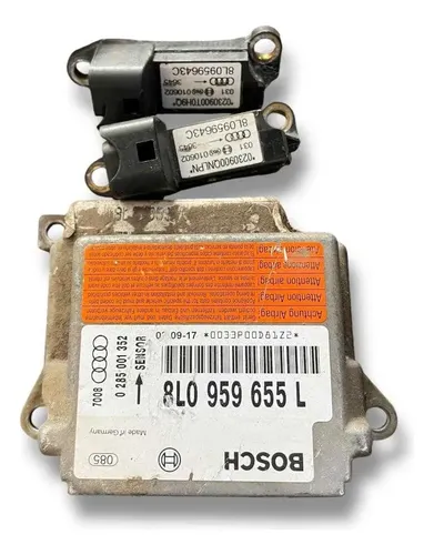 Kit Air Bag Audi Sedan A3 A4 A6 01,2002,2003,2004,2005,2006 Preto