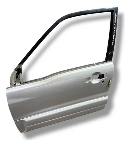 Porta Dianteira Esquerda Suzuki Grand Vitara 2000 Original Dianteira Esquerdo Prateado