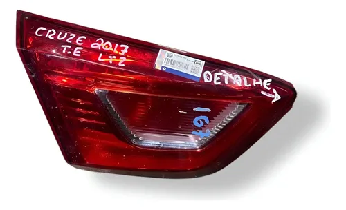 Lanterna Traseira Esquerda Cruze Sedan 2017 Detalhe 84258208 Esquerdo/motorista