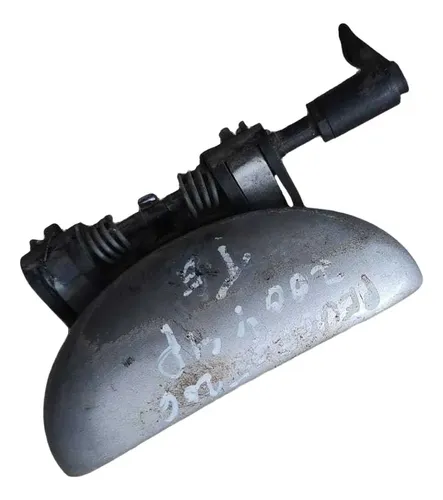 Maçaneta Externa Traseira Esquerda Peugeot 206 2001 A 2004 Prateado Traseira