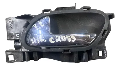 Maçaneta Interna Traseira Esquerda Citroen C3 2015 968344687 Preto Traseira