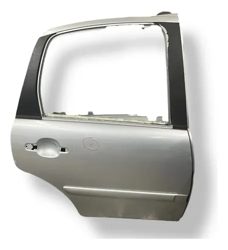 Porta Traseira Direita Citroën C3 - 2007 2008 A 2011 Detalhe Traseira Direita Prateado
