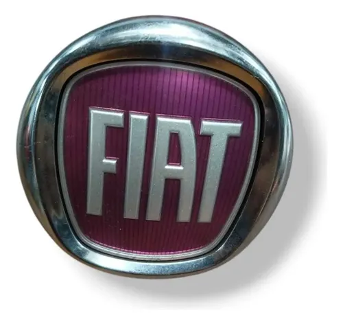 Emblema Logo Tampa Traseira Fiat Palio 2014 2015 2016 2017 Vermelho