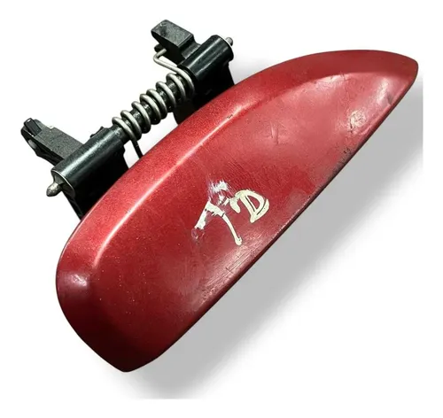 Maçaneta Externa Traseira Direita Renault Sandero 2016 2017 Vermelho Traseira