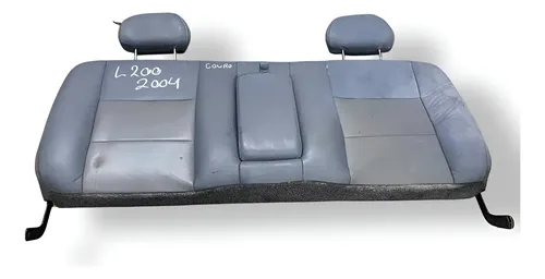 Encosto Banco Traseiro (couro) Mitsubishi L200 2004 Detalhe Preto