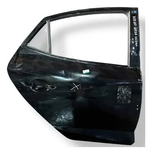 Porta Traseira Direita Hyundai Hb20 Sedan 2020/2022 Detalhe Traseira Direito Preto