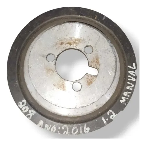 Polia Do Virabrequim Peugeot 208 1.5 2015/2016 - 20936001