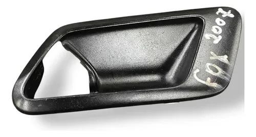 Moldura Maçaneta Interna Tras Esquerda Fox 2007 5z1837113b Preto Traseira
