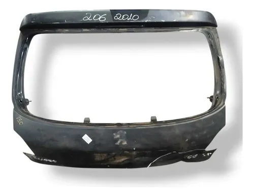 Tampa Traseira Porta Mala Peugeot 206 Sw 1.4 2008 Detalhe Preto