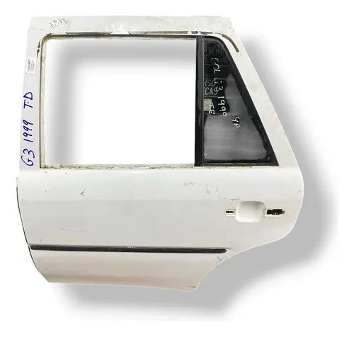 Porta Traseira Esquerda Vw Gol G3 1999 2000 2001 2002 2003 Traseira Esquerdo Branco