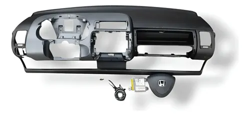 Painel Tabelier C/kit Airbag Honda Fit 2007 2006 2008 Prateado