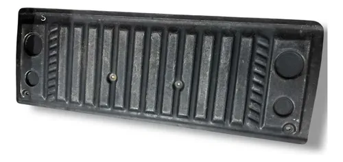 Protetor Caçamba Tampa Traseira Chevrolet S10 2014 2015 2016 Cinza-escuro Preto