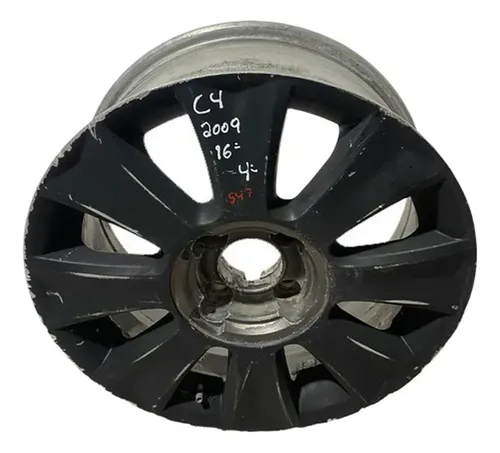 Roda Aro 16 Citroen C4 2008 2009 2010 2011 2012 - 9681043380 Preto