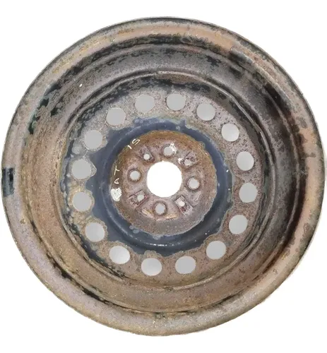 Roda Avulsa Aro 15 Fiat   Mobi, Uno, Fiorino Preto
