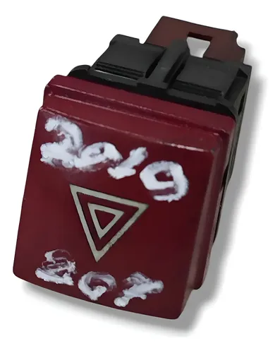 Botao Alerta Peugeot 207 2010 2011 2012 2013 2014 2015 2016 Preto