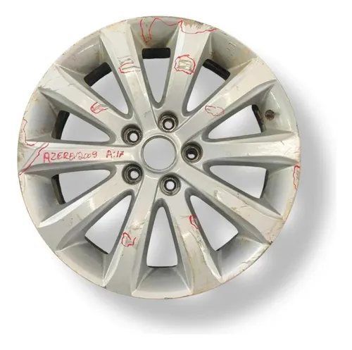 Roda Liga Aro 17 Com Detalhes Hyundai Azera 2008 2009 2010 Preto