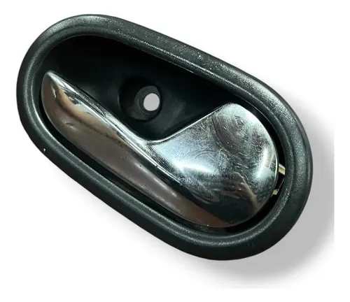 Maçaneta Interna Traseira Esquerda Renault Sandero 2014 2015 Preto Traseira
