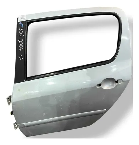Porta Traseira Esquerda Peugeot 307 2002 2003 2004 A 2012 Traseira Esquerdo Prateado