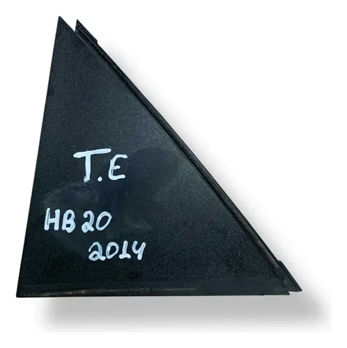 Moldura Externa Porta Traseira Esquerda Hb20 2014 838301s200 Preto