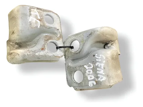 Par Dobradiças Porta Traseira Esquerda Fiat Siena 2005 2006