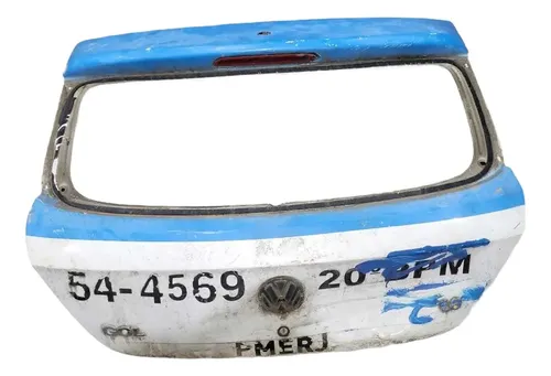 Tampa Traseira Porta Malas Volkswagen Gol G5 2009/12 Detalhe Branco