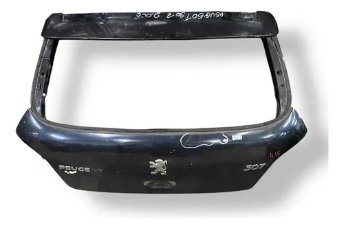 Tampa Traseira Peugeot 307  2006 2007 2008 2009 10 Detalhe Preto