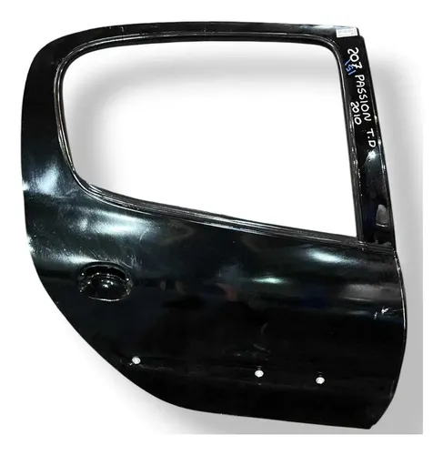 Porta Traseira Direita Peugeot 207 - 2010 2011 2012 2013 Traseira Direito Preto