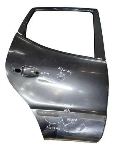 Porta Traseira Direita Mercedes-benz A160 2000 (com Detalhe) Traseira Direita Cinza