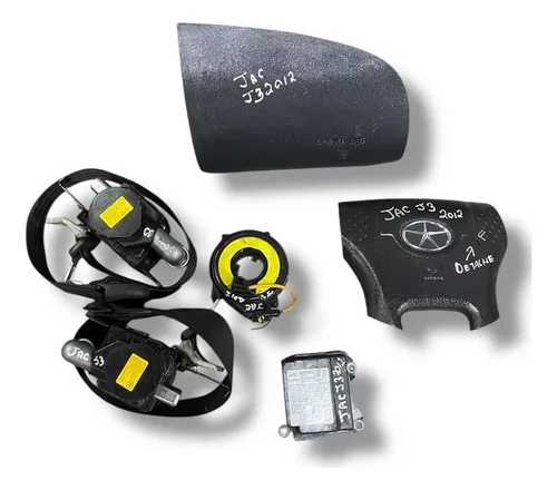 Kit Airbag Jac J3 Turin 1.4 2011 2012 2013 (com Detalhe) Preto