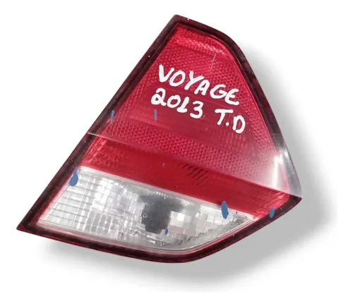 Lanterna Tampa Traseira Direita Volkswagen Voyage 5u5945094b Direito/passageiro Vermelho