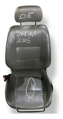 Banco Dianteiro Esquerdo Chevrolet Zafira 2005 Detalhe Cinza