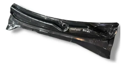 Grade Churrasqueira Parabrisa Jeep Compass 2020/21 53223371 Preto Brilhante