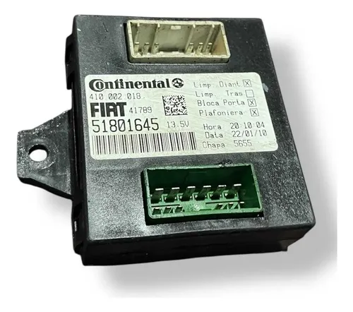 Módulo Conforto Fiat Siena 2008 2009 2010 2011 2012 51801645