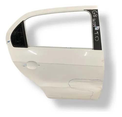 Porta Traseira Direita Gol G5 G6 G7 G8 2019 2020  C/detalhe Traseira Esquerdo Preto