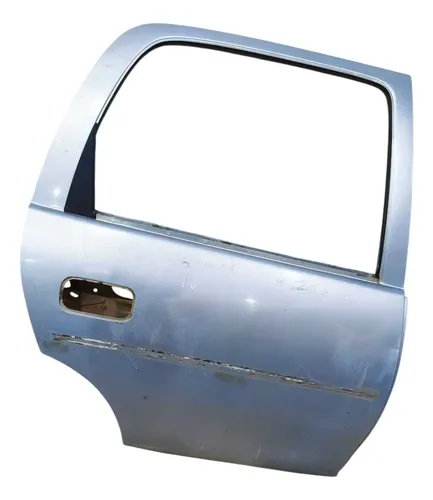 Porta Traseira Direita Chevrolet Corsa 4 Portas 1999 2000 Traseira Esquerdo Prateado