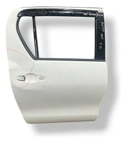 Porta Traseira Direita Renault Duster 2011/ 2015 Detalhe Traseira Direita Branco