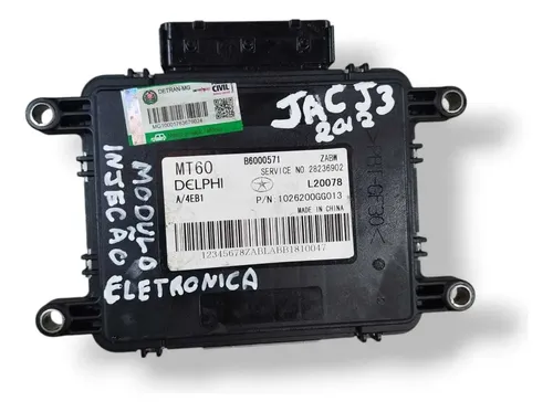 Modulo De Injeção Eletronica Jac J3 2012 2013 2014 B6000571